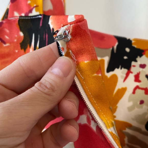 Cleo Floral Chic Sleeveless Empire Waist Fitted Cottagecore Mini Dress size 6 - Picture 5 of 16